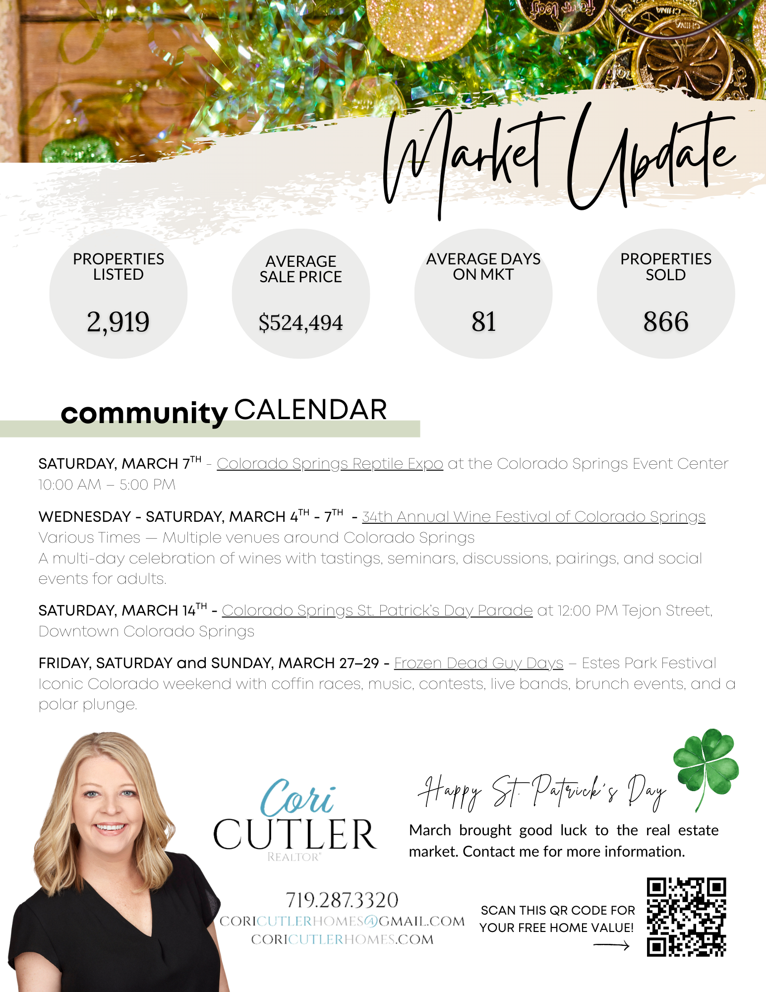 Cori Cutler March 2026 Newsletter